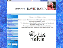 Tablet Screenshot of david-rakia.com